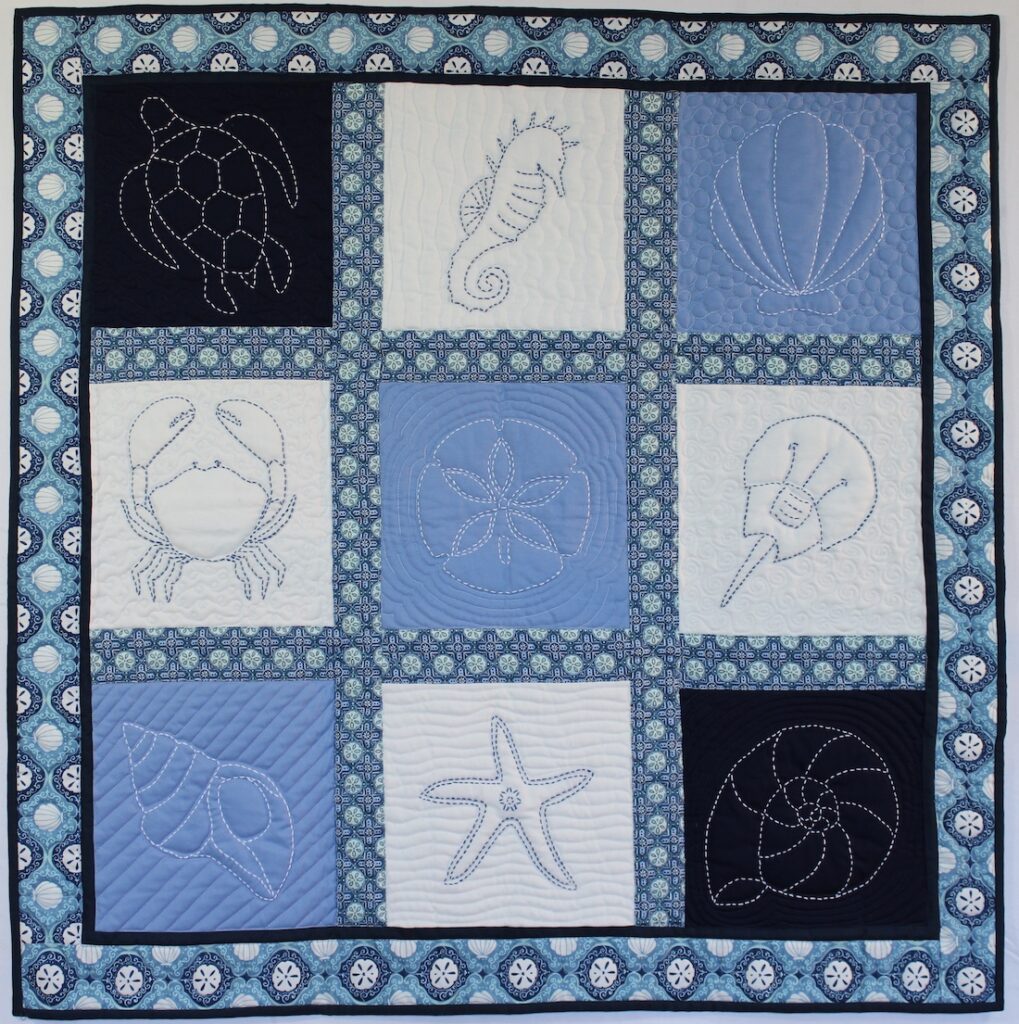 Sea Life Sashiko by Allison Wilbur